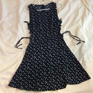Blue/White Floral Sun Dress